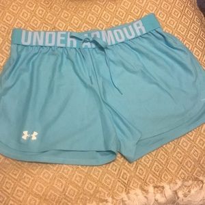 Ladies under armour running shorts